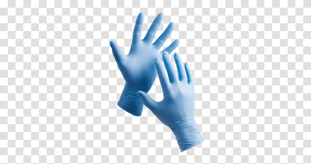 Medical Gloves, Apparel, Hand, Turquoise Transparent Png