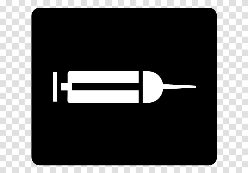 Medical Icons Black 08 Syringe, Weapon, Weaponry, Bomb Transparent Png