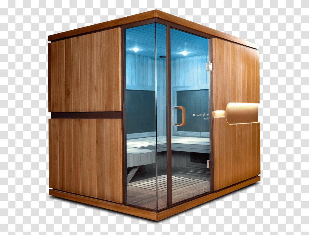Medical Infrared Sauna Sunlighten, Furniture, Door, Indoors, Closet Transparent Png