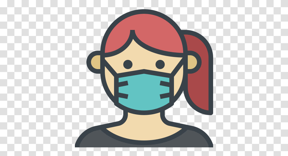 Medical Mask Pnglib - Free Library Mask Wearing Icon, Label, Text, Head, Cushion Transparent Png