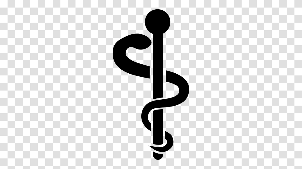 Medical Symbol Silhouette Medical Rod Of Asclepius, Gray, World Of Warcraft Transparent Png