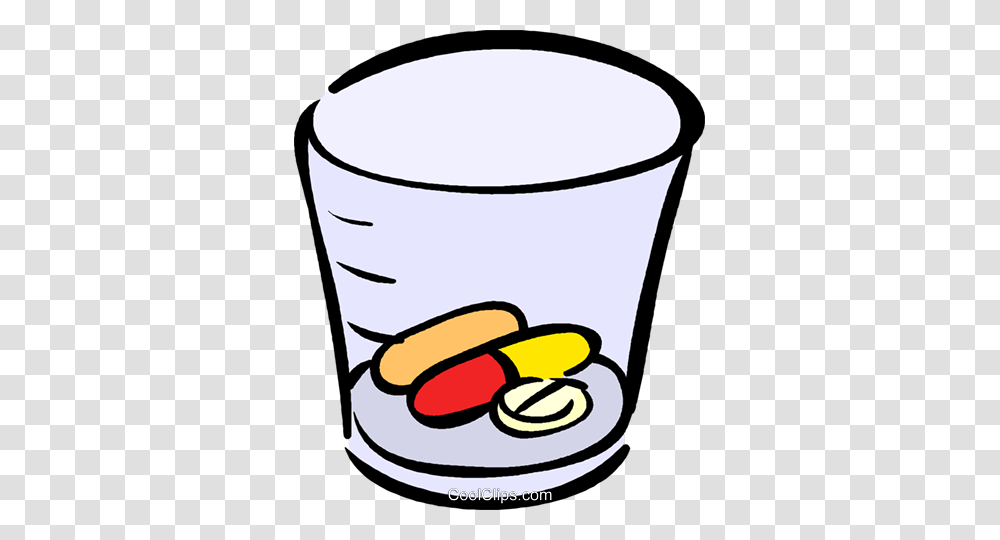 Medication Royalty Free Vector Clip Art Illustration, Pill, Bucket Transparent Png