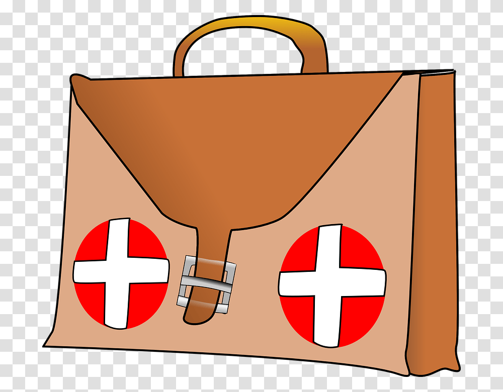 Medicine Clipart Kit, First Aid, Bag, Logo Transparent Png