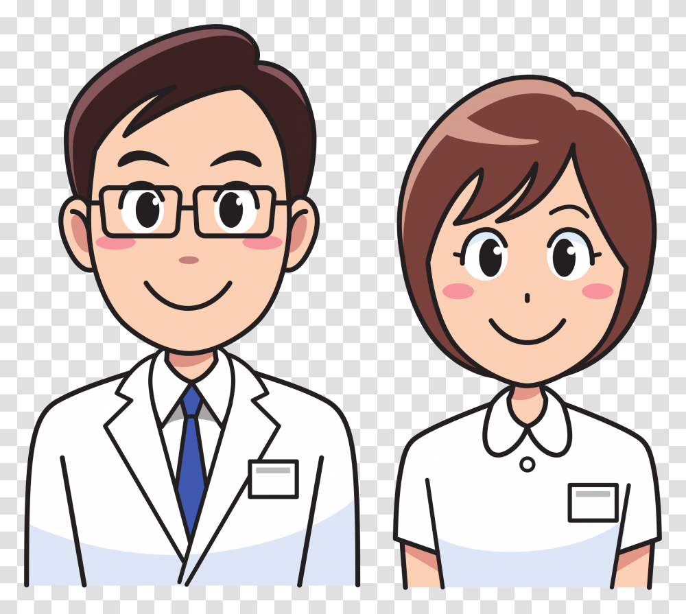 Medicine Doctor And Nurse Icons, Person, Sunglasses, Face, Lab Coat Transparent Png
