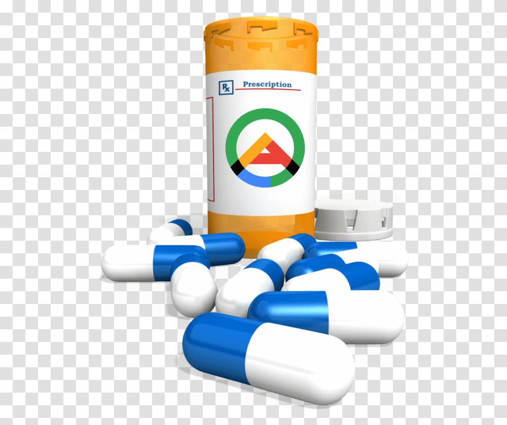 Medicine Pill Clipart Background, Capsule, Medication, Bottle Transparent Png