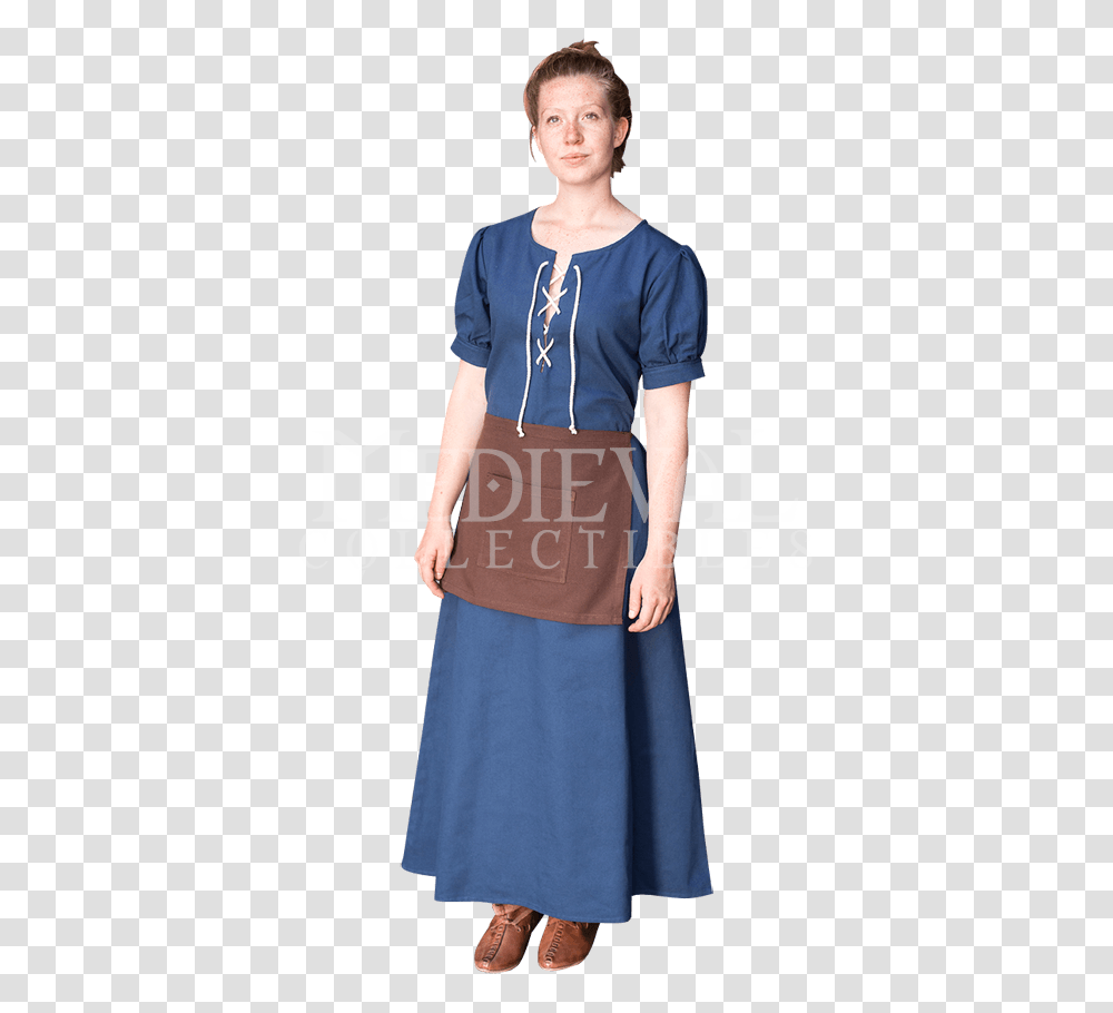 Medieval Apron, Dress, Female, Person Transparent Png