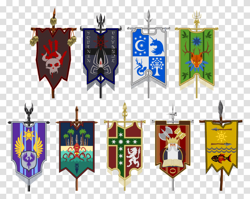 Medieval Banner, Armor, Shield Transparent Png