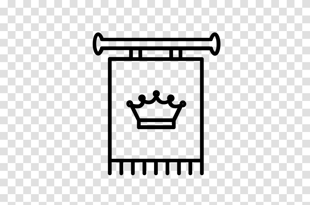 Medieval Banner Rubber Stamp Stampmore, Gray, World Of Warcraft Transparent Png