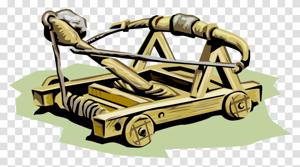 Medieval Catapult Clipart, Vehicle, Transportation, Truck, Tow Truck Transparent Png