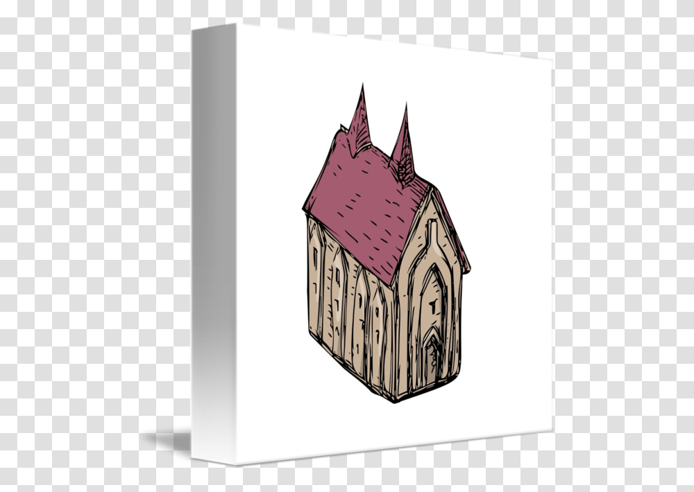 Medieval Church By Aloysius Castle, Building, Housing, House, Cabin Transparent Png