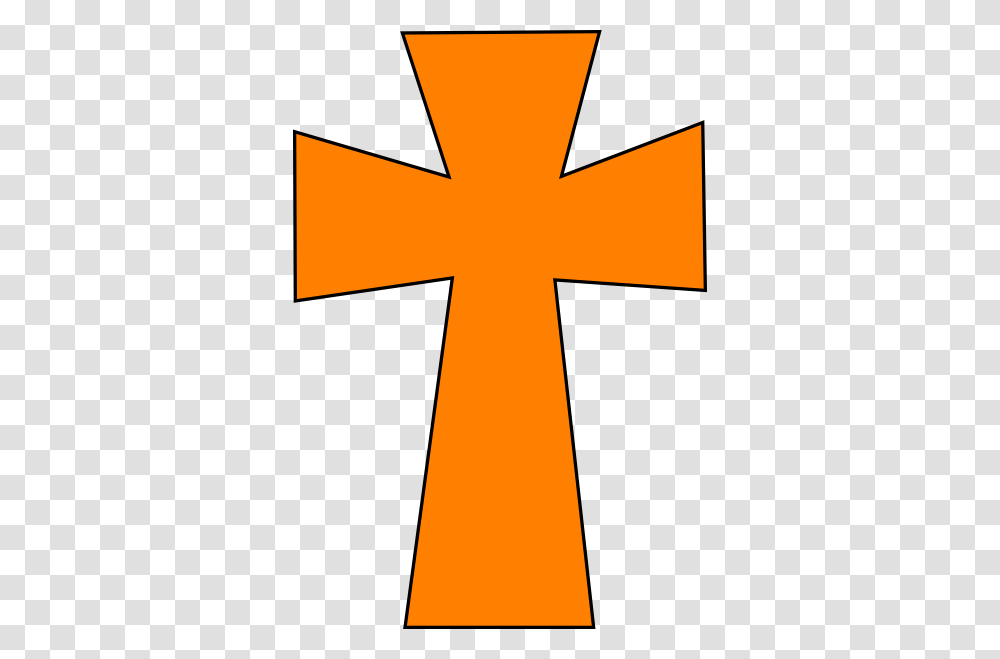 Medieval Cross Orange Black Clip Art, Logo, Trademark, First Aid Transparent Png