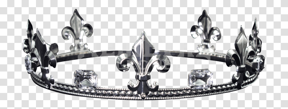 Medieval Crown 1 Image Medieval Silver Prince Crown, Symbol, Chandelier, Lamp, Text Transparent Png