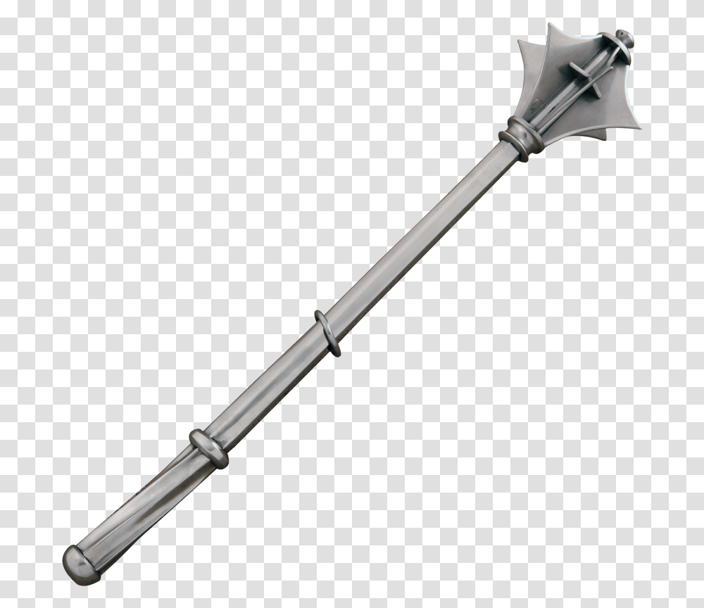 Medieval Flanged Mace, Weapon, Weaponry, Arrow Transparent Png