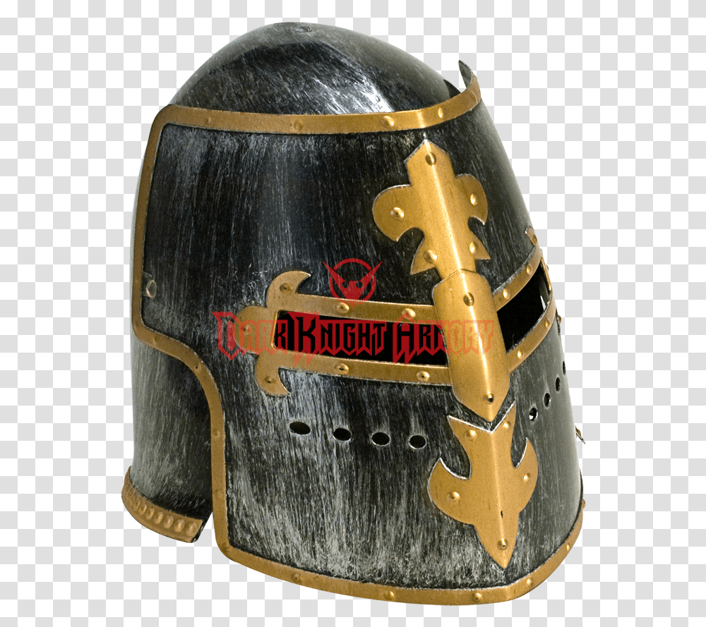 Medieval Knight Helmet Helmet, Apparel, Barrel, Crash Helmet Transparent Png