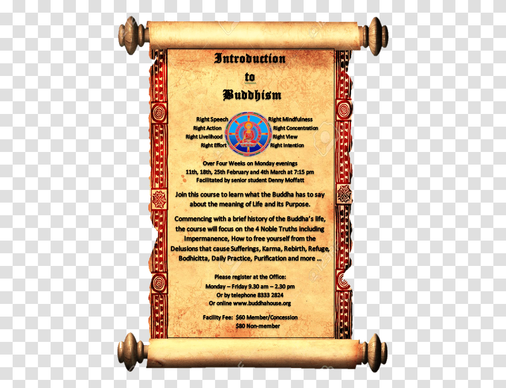 Medieval Scrolls, Menu Transparent Png