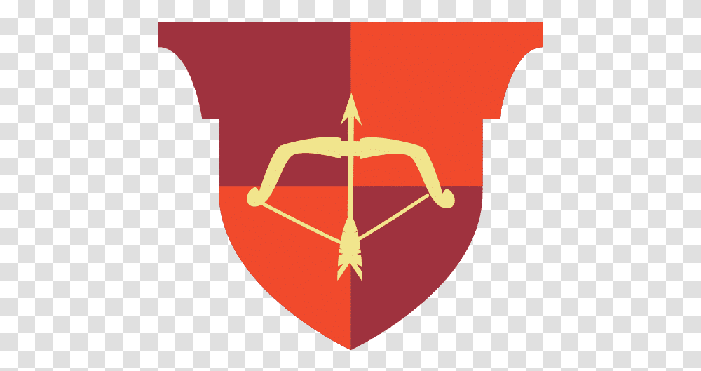 Medieval Shield With Arrow Arch Flat Icon Canva, Armor, Symbol, Weapon, Weaponry Transparent Png