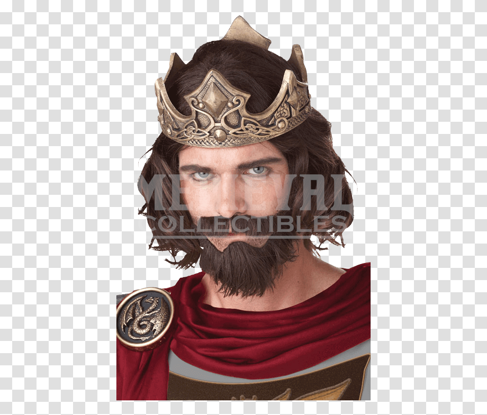 Medieval Times Wigs For Men Medieval King, Person, Human, Accessories, Accessory Transparent Png