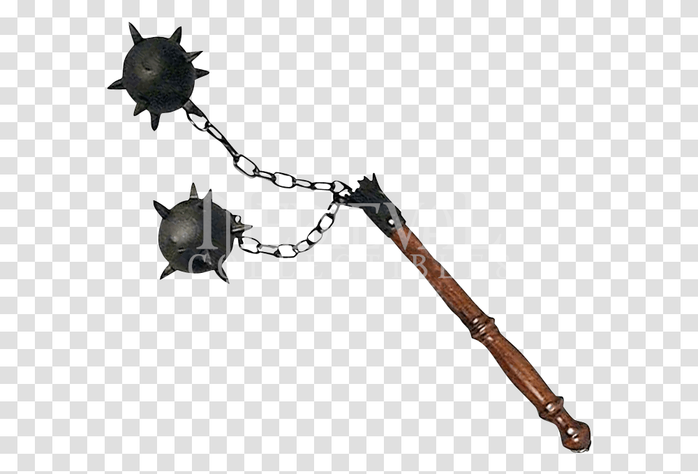 Medieval Two Ball Flail Weapons Sword Medieval Morningstar Mace Weapon Sprite, Wand, Bow, Weaponry Transparent Png