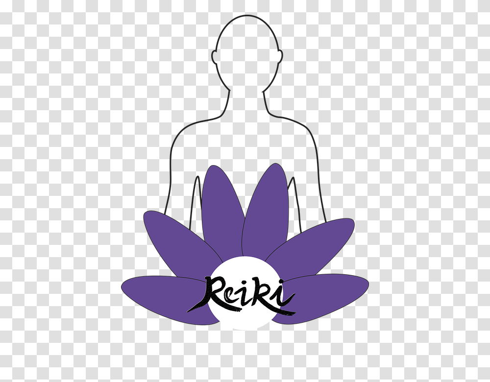 Meditation Clipart Reiki, Plant, Flower, Blossom, Petal Transparent Png