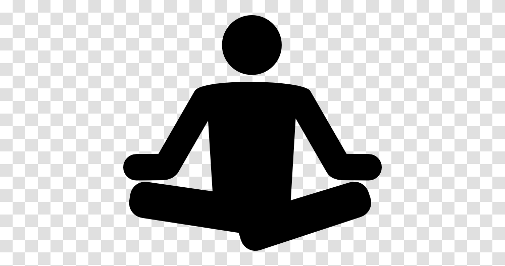 Meditation Clipart Relaxation, Person, Human, Silhouette, Sitting Transparent Png