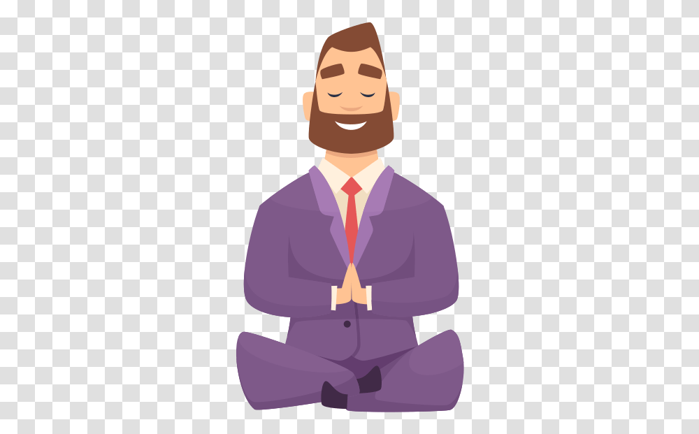 Meditation Fr Fhrungskrfte Meditation, Person, Clothing, Coat, Long Sleeve Transparent Png