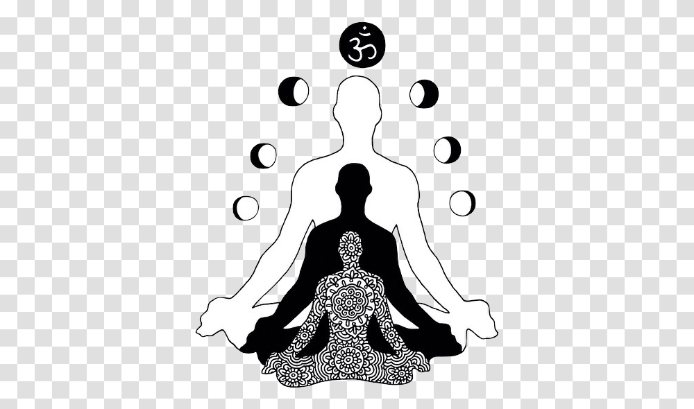 Meditation Image Meditation, Stencil, Silhouette, Texture, Art Transparent Png