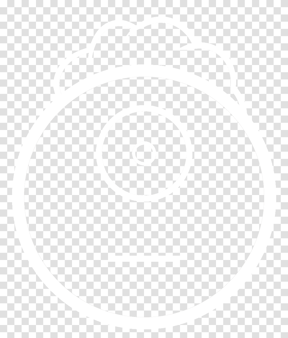 Medium Logo White Circle, Electronics, Camera, Grenade, Bomb Transparent Png