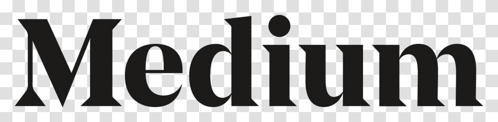 Medium Logo Wordmark Black, Number, Alphabet Transparent Png