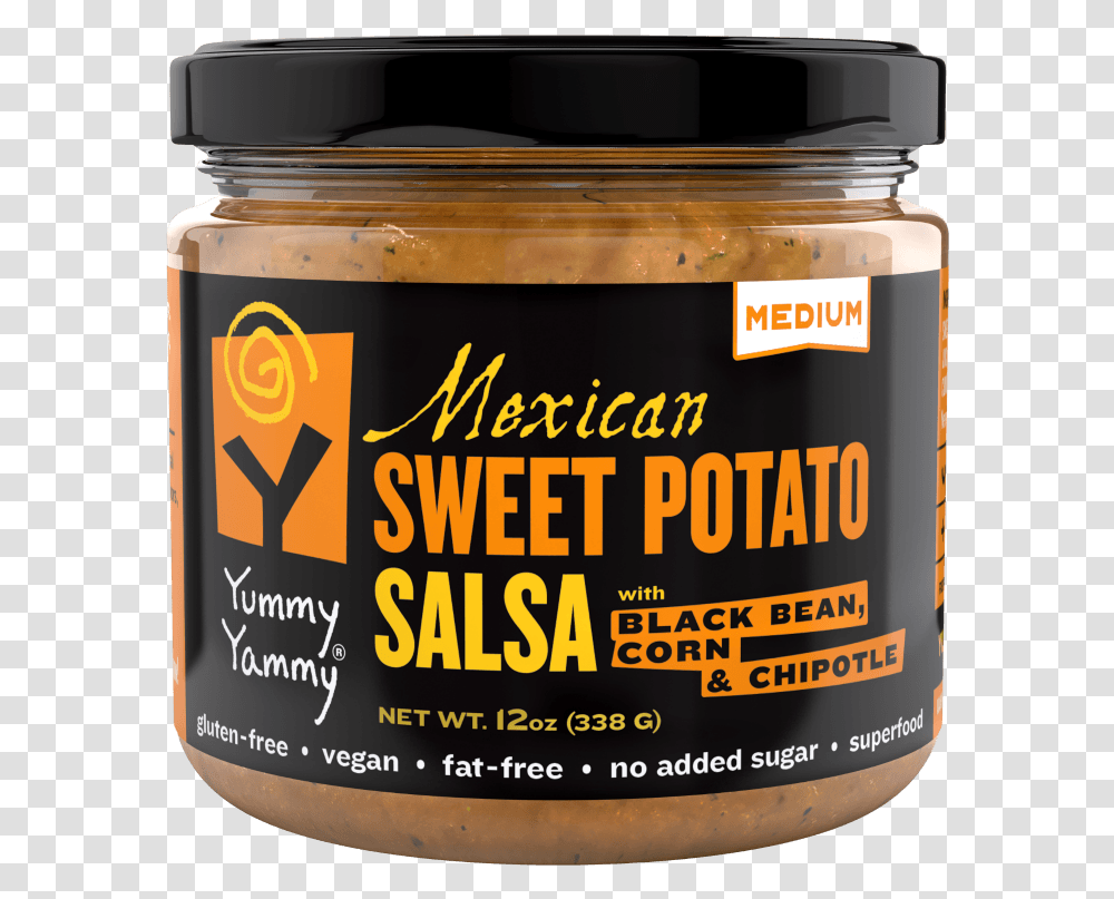 Medium Mexican Sweet Potato Salsa W Corn Black Bean Chocolate Spread, Food, Mustard, Beer, Alcohol Transparent Png