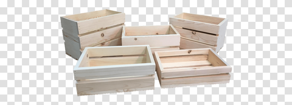 Medium Pine Crates Crate, Box, Drawer, Furniture Transparent Png