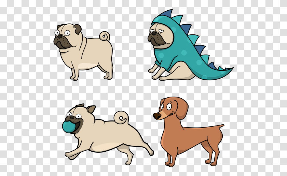 Medium Size Of Puppy Drawing Blood Biting Cartoon Styles Drawing Pug Cartoon, Animal, Bird, Reptile, Antelope Transparent Png