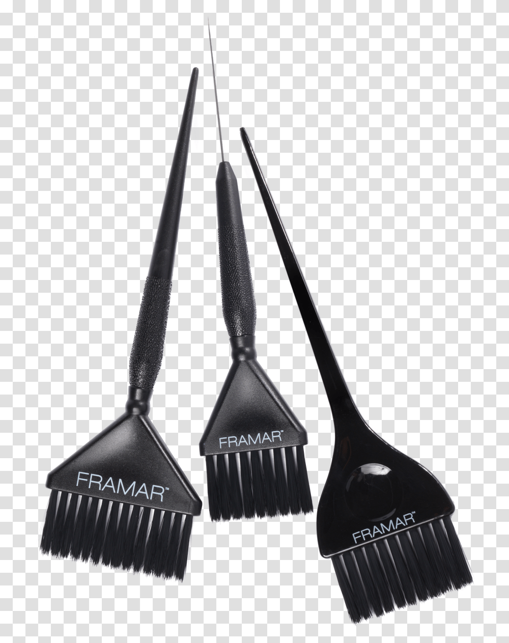 Medium Sized Color Brush With Metal Pin Tail Framar Accessories, Broom, Tool, Rake Transparent Png