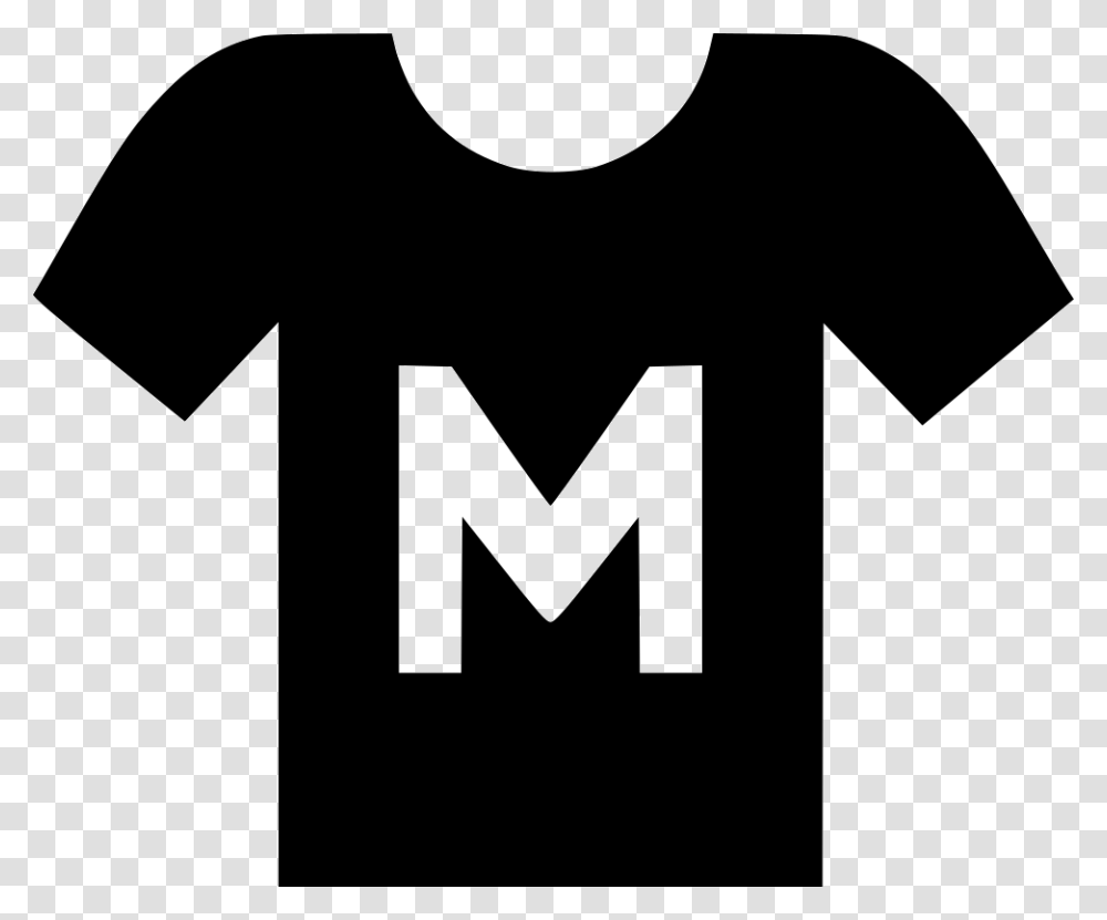 Medium Thirt Man Size Active Shirt, Apparel, Stencil, T-Shirt Transparent Png