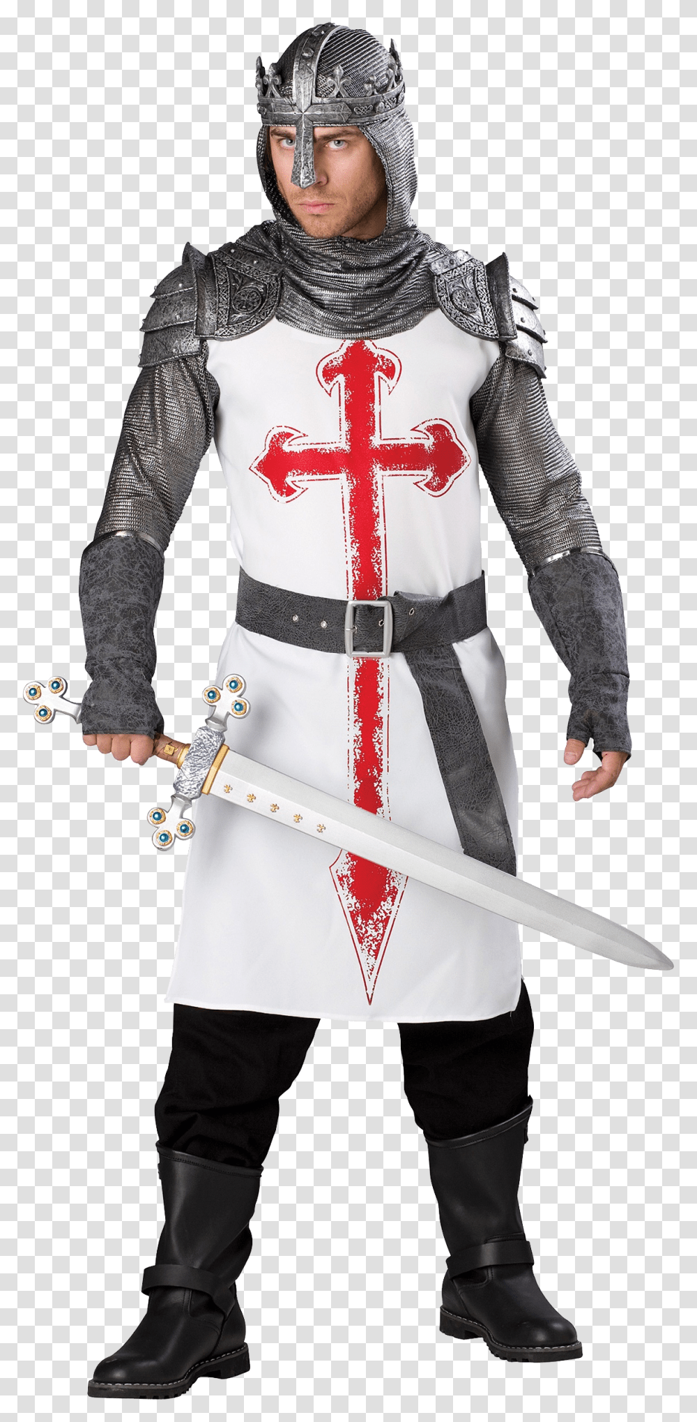 Medival Knight, Person, Sleeve, Costume Transparent Png