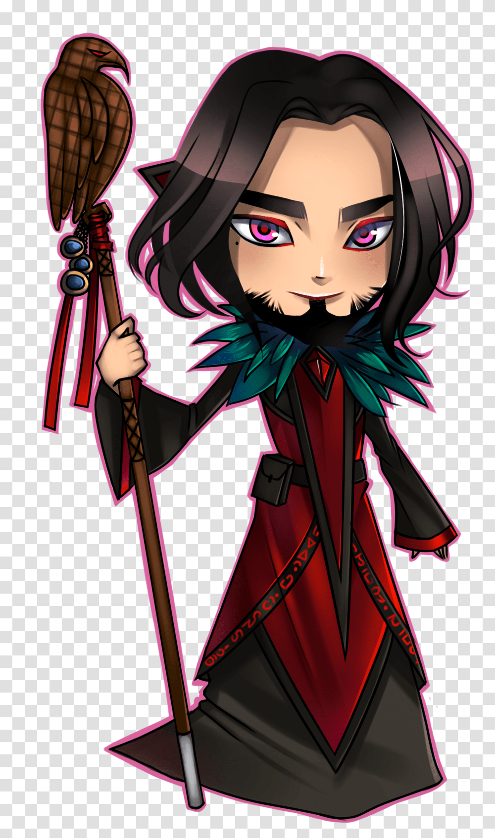 Medivh Chibi, Person, Comics, Book, Manga Transparent Png