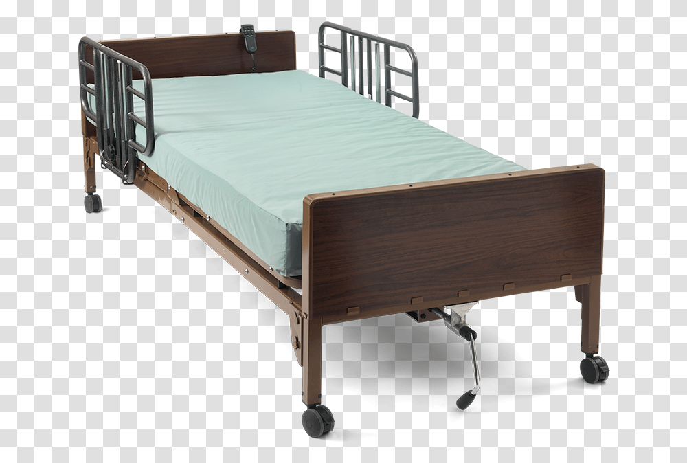 Medline Hospital Bed, Furniture, Wood, Crib, Plywood Transparent Png