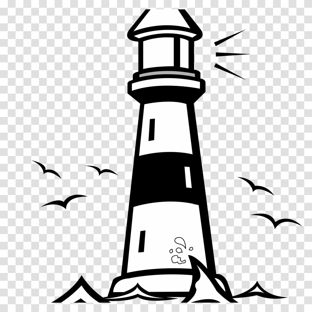Medquit Lighthouse Clipart Coloring, Tower, Architecture, Building, Lamp Transparent Png