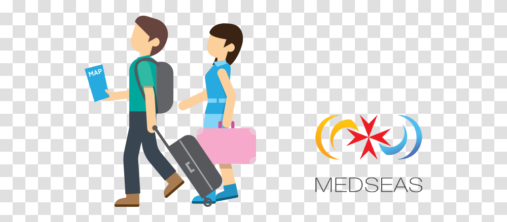 Medseas Tips Travel Infographic Template, Luggage, Transportation, Vehicle, Female Transparent Png