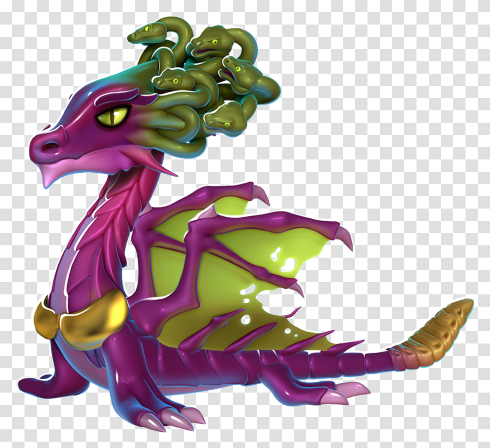 Medusa Dragon Mania Legends Divine Clipart Full Size Chinese Dragon, Toy Transparent Png