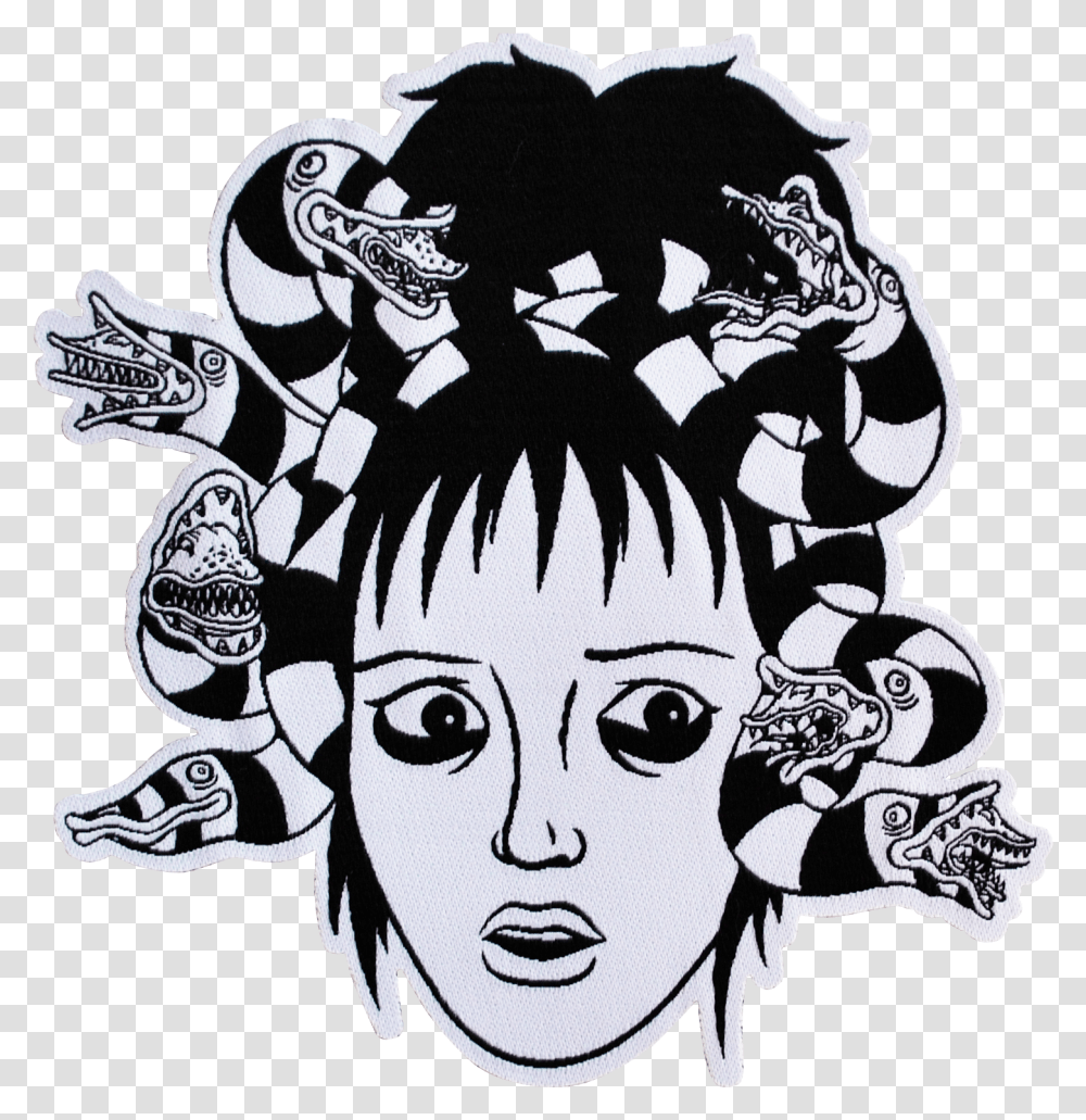 Medusa Patch Portable Network Graphics, Art, Doodle, Drawing, Stencil Transparent Png