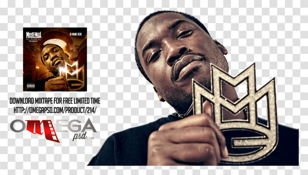 Meek Mill, Person, Human, Face, Gold Transparent Png