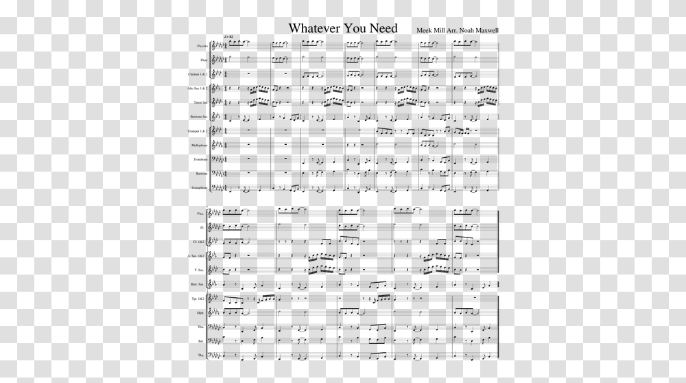 Meek Mill Sheet Music, Gray, World Of Warcraft Transparent Png