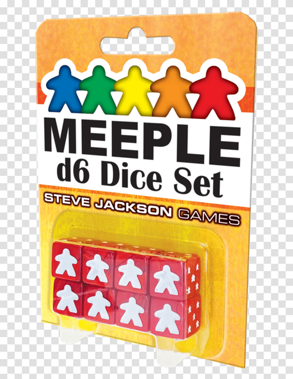 Meeple D6 Dice Set Game, Advertisement, Paper, Poster, Flyer Transparent Png