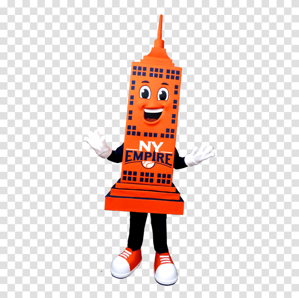 Meet Hudson The Tennis Playing Empire State Building Empire State Building Mascot, Performer, Person, Human, Shoe Transparent Png