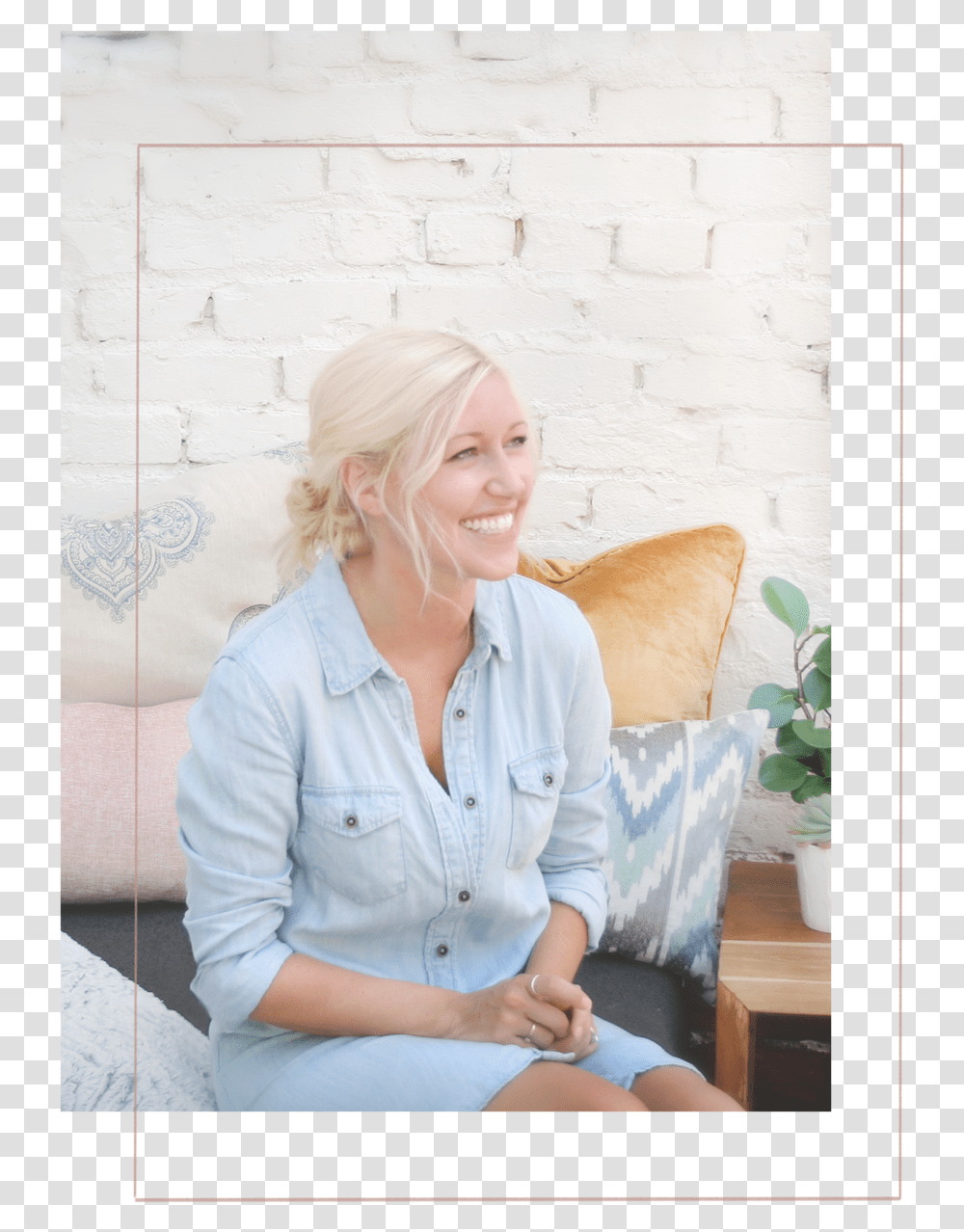 Meet Kelly Just Pic Blond, Person, Cushion, Pillow Transparent Png
