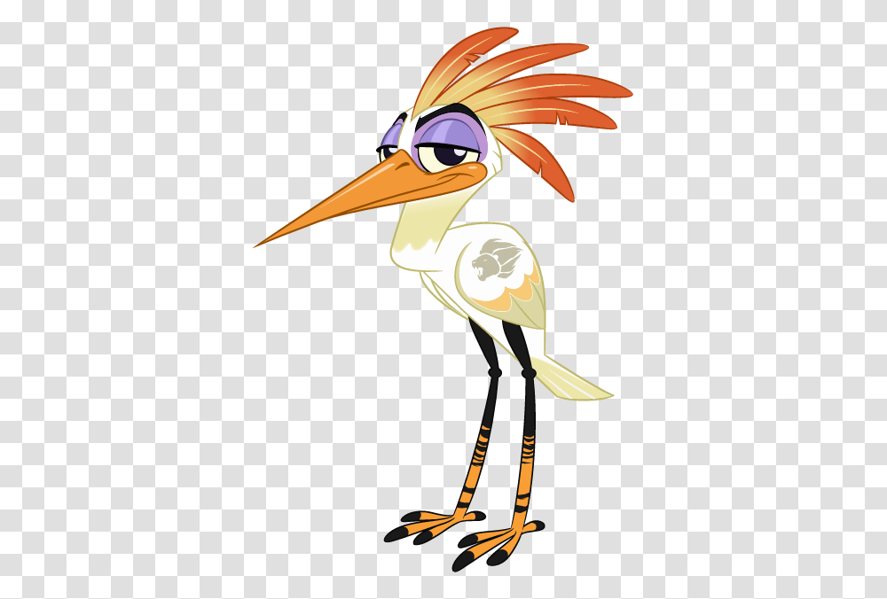 Meet Ono The Easygoing Egret Who Is A Part Of The Lion Guard, Pelican, Bird, Animal, Crane Bird Transparent Png