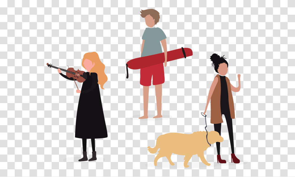 Meet Our People Illustration, Person, Dog, Pet, Canine Transparent Png