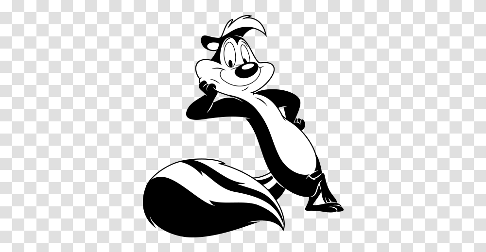 Meet Pepe Le Pew At Warner Bros Pepe Le Pew, Stencil, Person, Human Transparent Png