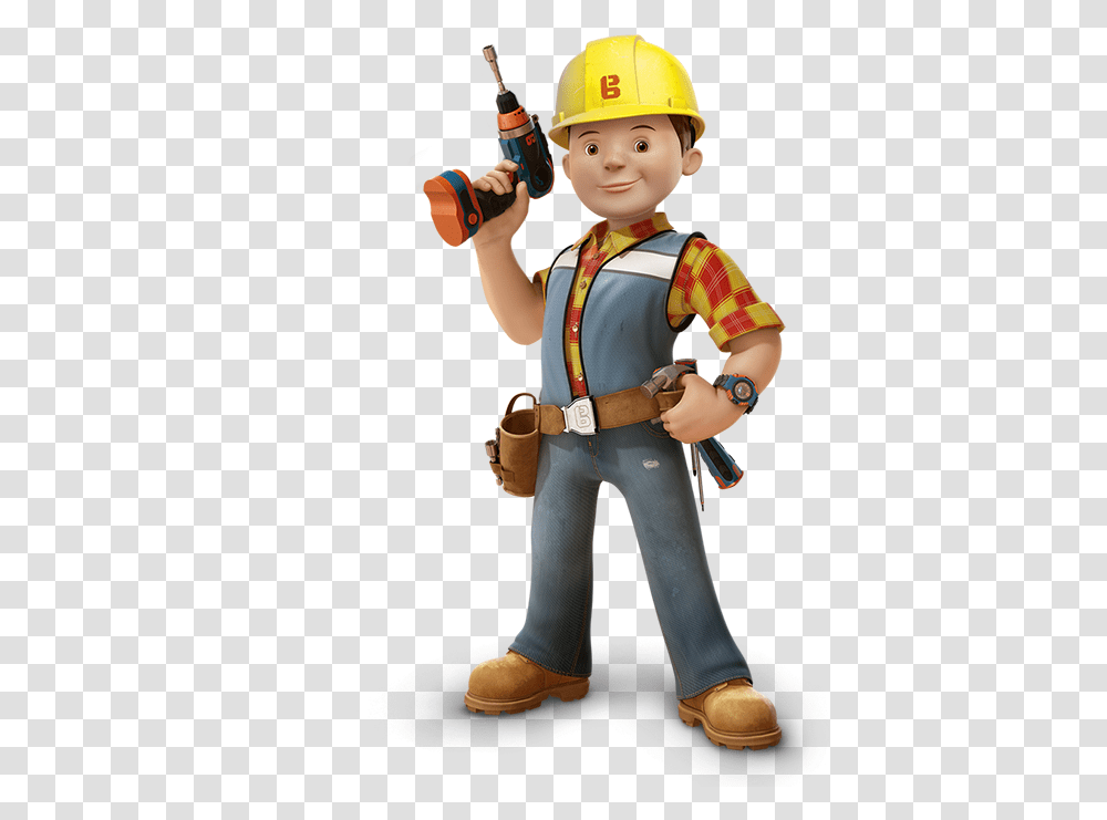 Meet The Bob Builder Bob The Builder 2015 Bob, Helmet, Clothing, Apparel, Costume Transparent Png