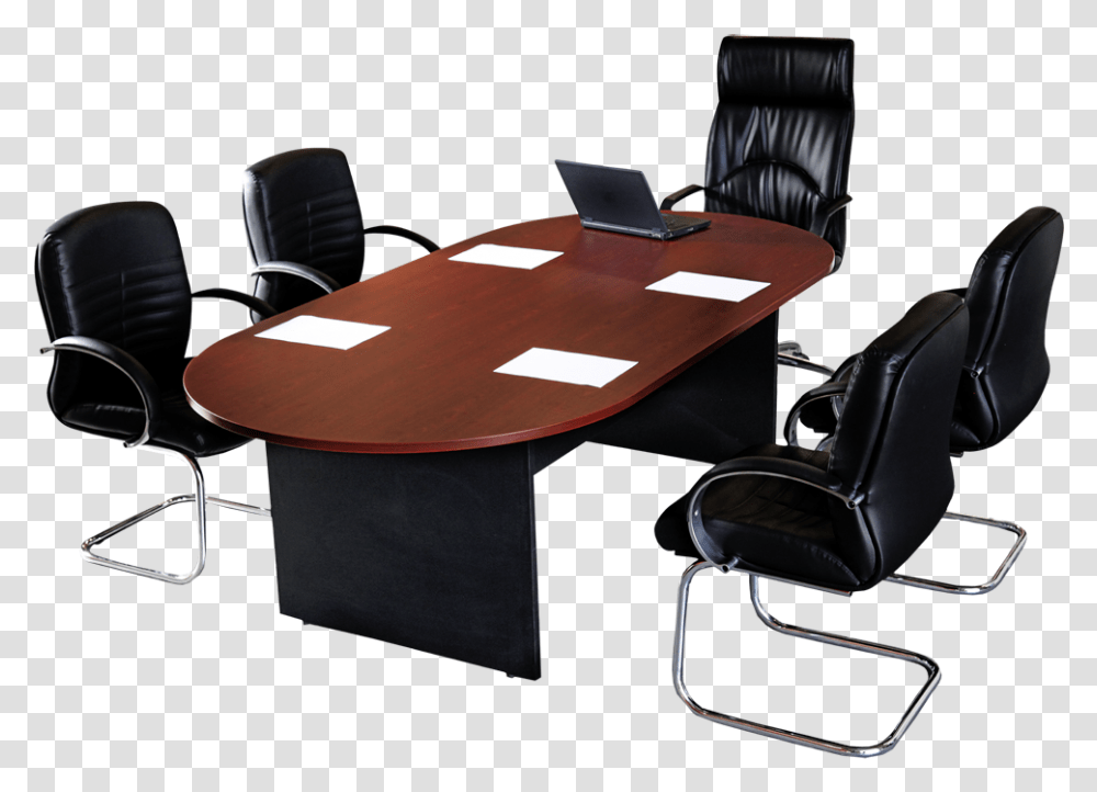 Meeting Clipart Conference Table Conference Room Table Clipart, Chair, Furniture, Indoors, Office Transparent Png